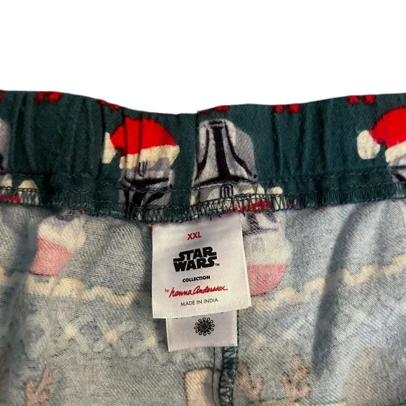 Hanna Andersson Baby Yoda‎ Pants Mandalorian Women's Size 2XL Chrsitmas Pajamas - Picture 4 of 7